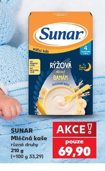 SUNAR Mléčná kaše - Kaufland aktualniletaky.eu