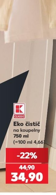 Eko čistič na koupelny 750 ml - Kaufland aktualniletaky.eu