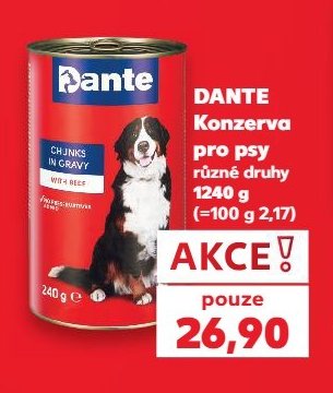 Dante Konzerva pro psy