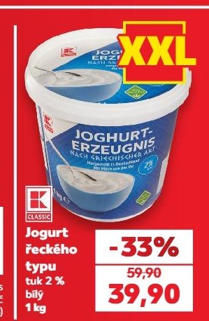CLASSIC Jogurt řeckého typu - Kaufland aktualniletaky.eu