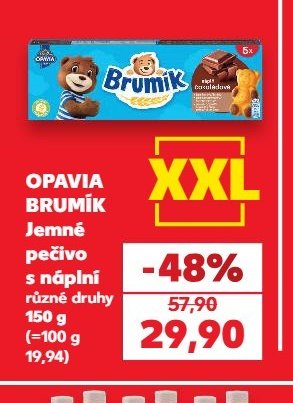 Opavia Brumík s náplní - Kaufland aktualniletaky.eu