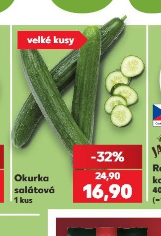 Okurka salátová - Kaufland aktualniletaky.eu