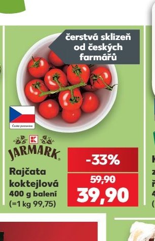 Rajčata koktejlová - Kaufland aktualniletaky.eu