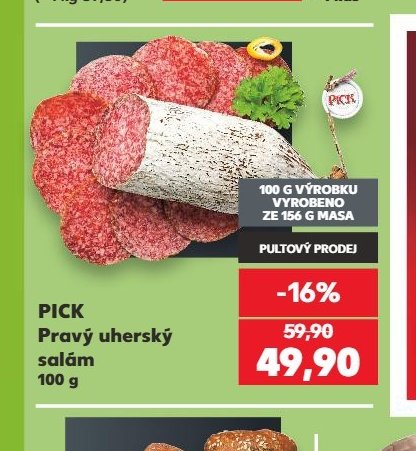 PICK Pravý uherský salám - Kaufland aktualniletaky.eu