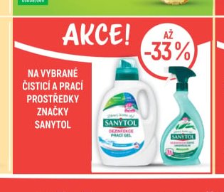 Čisticí a prací prostředky Sanytol