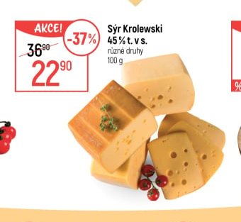 Sýr Krolewski 45% t. v s.