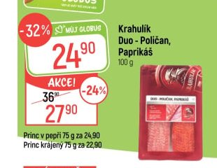 Krahulik Duo - Poličan, Paprikáš 100 g