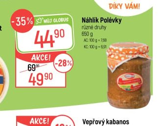 Náhlík Polévky různé druhy 650 g