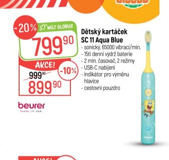 Dětský kartáček Beurer SC 11 Aqua Blue
