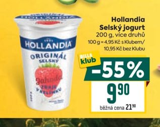 Hollandia Selský jogurt