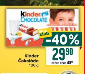 Kinder Čokoláda