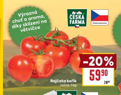 Rajčata keřík, 1 kg