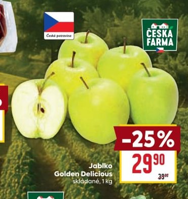 Jablko Golden Delicious, 1 kg