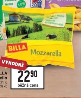 BILLA Mozzarella 125 g