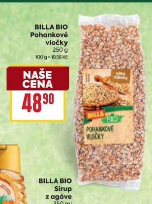 BILLA BIO Pohankové vločky