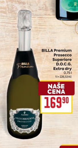 BILLA Premium Prosecco Superiore D.O.C.G. Extra dry