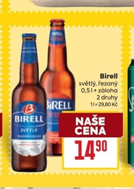 Birell světlý, řezaný - BILLA aktualniletaky.eu