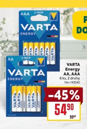 VARTA Energy AAA, AA - BILLA aktualniletaky.eu