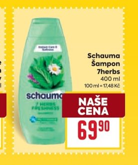 Schauma Šampon 7herbs - BILLA aktualniletaky.eu