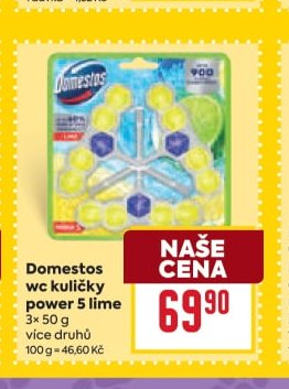Domestos wc kuličky power 5 lime - BILLA aktualniletaky.eu