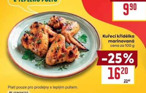Kuřecí křidélka marinovaná - BILLA aktualniletaky.eu