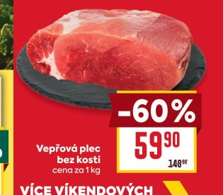 Vepřová plec bez kosti