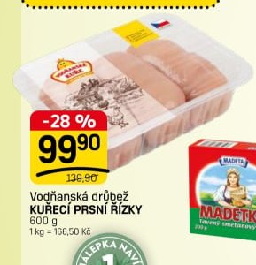 VODŇANSKÁ DRŮBEŽ KUŘECÍ PRSNÍ ŘÍZKY - FLOP TOP aktualniletaky.eu
