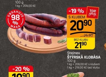 Steinex ŠTÝRSKÁ KLOBÁSA