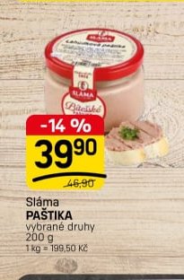 Sláma PAŠTIKA