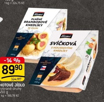 Hamé HOTOVÉ JÍDLO