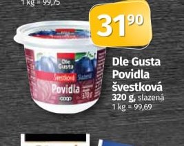 Dle Gusta Povidla švestková