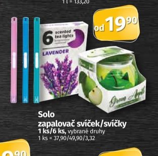 Solo zapalovač svíček/svíčky