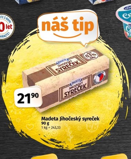 Madeta Jihočeský syreček
