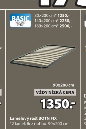 Lamelový rošt BOTN FIX - Jysk aktualniletaky.eu
