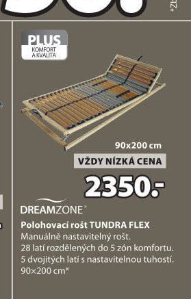 Polohovací rošt TUNDRA FLEX - Jysk aktualniletaky.eu