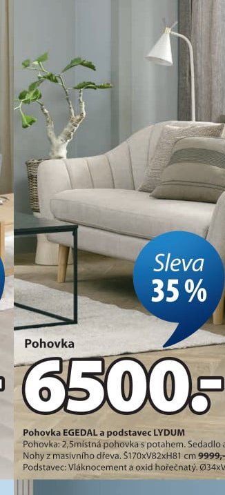 Pohovka EGEDAL - Jysk aktualniletaky.eu