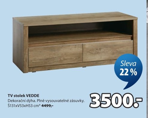 TV stolek VEDDE - Jysk aktualniletaky.eu