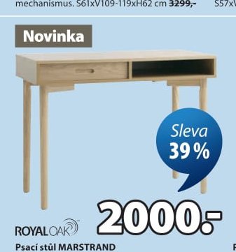 Psací stůl MARSTRAND - Jysk aktualniletaky.eu