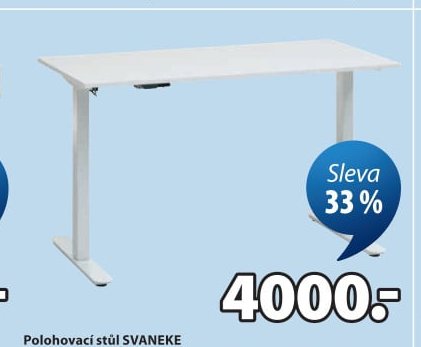 Polohovací stůl SVANEKE - Jysk aktualniletaky.eu