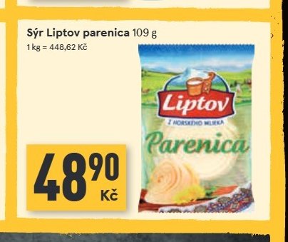 Sýr Liptov parenica 109 g