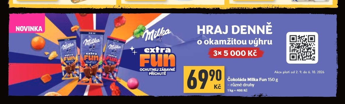 Čokoláda Milka Fun 150 g