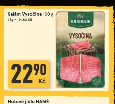 Salám Vysočina 100 g