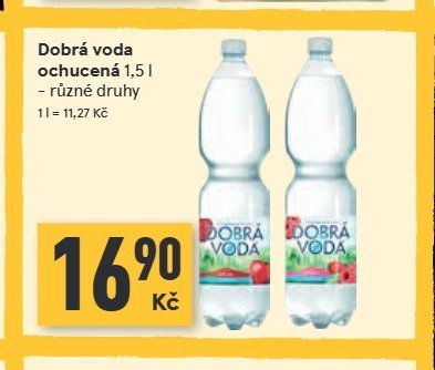 Dobrá voda ochucená 1,5 l
