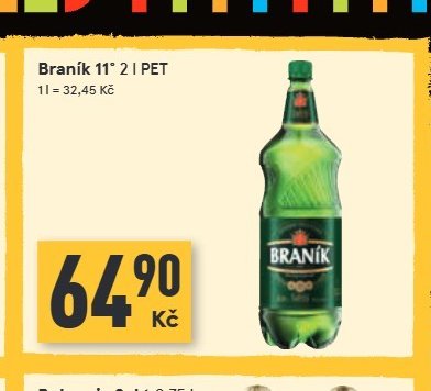 Braník 11° 2 l PET