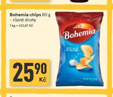 Bohemia chips 60 g