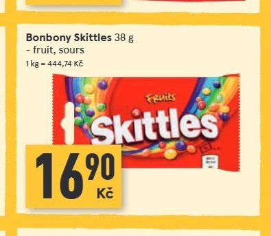 Bonbony Skittles 38 g