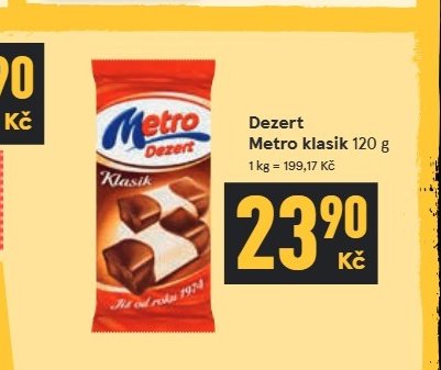 Dezert Metro klasik 120 g