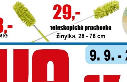 teleskopická prachovka