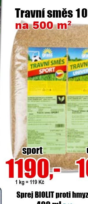 Travní směs 10 kg sport