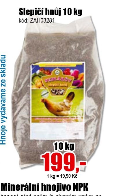 Slepičí hnůj 10 kg